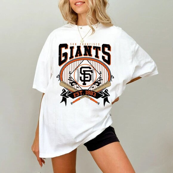90s Bootleg San Francisco Vintage Baseball Fan Shirt, Giants Shirt 09 - Picture 1 of 2
